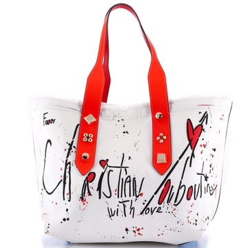 Christian Louboutin Frangibus Tote Printed Canvas Medium