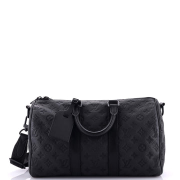 Louis Vuitton Keepall Bandouliere Bag Monogram Taurillon Leather 35