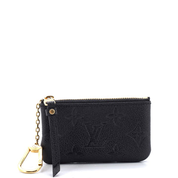 Louis Vuitton Zip Key Pouch Monogram Empreinte Leather