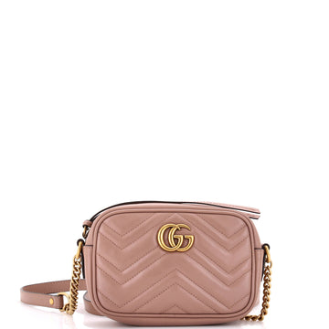 Gucci GG Marmont Shoulder Bag Matelasse Leather Mini