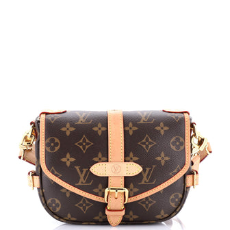 Louis Vuitton Saumur Handbag Monogram Canvas BB