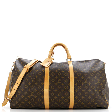Louis Vuitton Keepall Bandouliere Bag Monogram Canvas 60