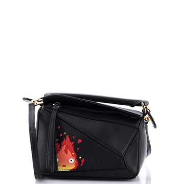 Loewe Howl’s Moving Castle Puzzle Bag Inlaid Leather with Crystals Mini