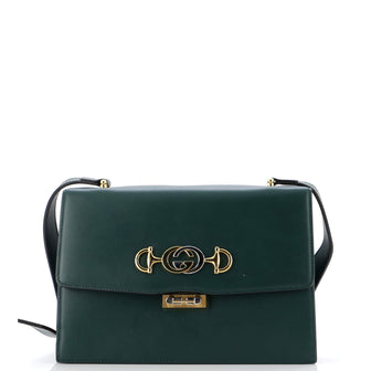Gucci Zumi Flap Shoulder Bag Leather Small