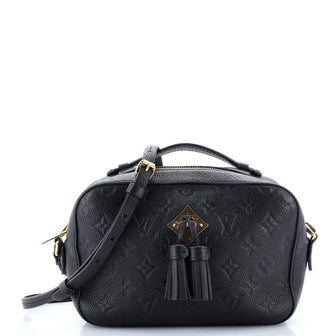 Louis Vuitton Saintonge Handbag Monogram Empreinte Leather