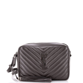 Saint Laurent Lou Camera Bag Matelasse Chevron Leather Small