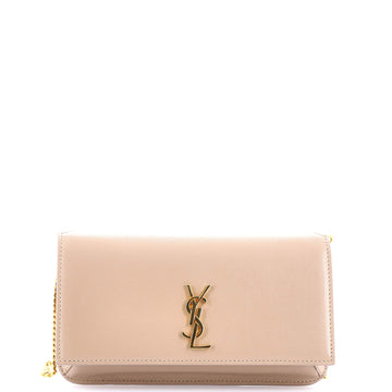 Saint Laurent Classic Monogram Phone Holder Shoulder Bag Leather