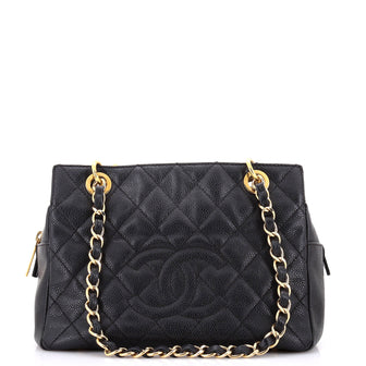 Chanel Petite Timeless Tote Quilted Caviar