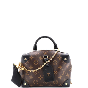 Louis Vuitton Petite Malle Souple Handbag Monogram Canvas