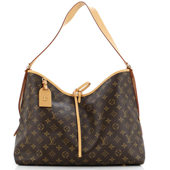 Louis Vuitton CarryAll Hobo Monogram Canvas MM
