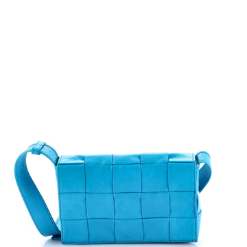 Bottega Veneta Cassette Crossbody Bag Maxi Intrecciato Leather Small