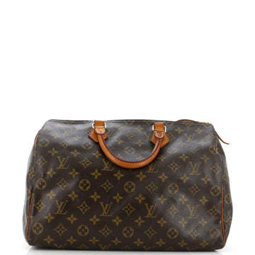Louis Vuitton Speedy Handbag Monogram Canvas 35