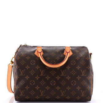 Louis Vuitton Speedy Bandouliere Bag Monogram Canvas 30