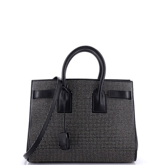 Saint Laurent Sac de Jour Bag Studded Leather Small