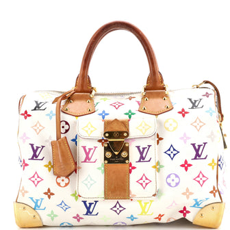Louis Vuitton Speedy Handbag Monogram Multicolor 30