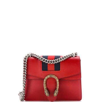 Gucci Web Dionysus Bag Leather Mini