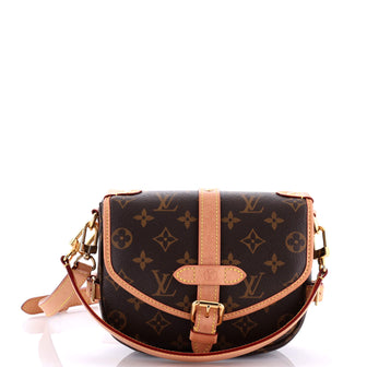 Louis Vuitton Saumur Handbag Monogram Canvas BB