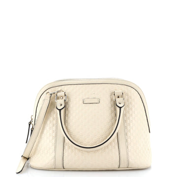 Gucci Convertible Dome Satchel Guccissima Leather Small