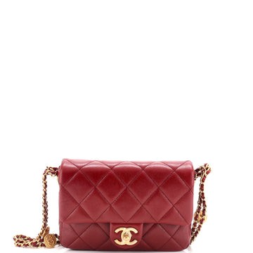 Chanel Twist Your Buttons Flap Bag Quilted Caviar Small