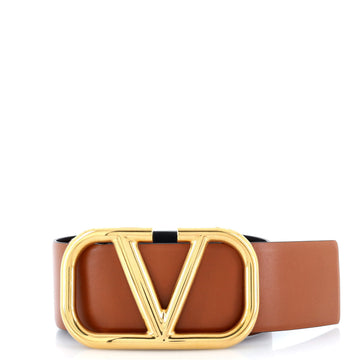Valentino Garavani VLogo Belt Leather Extra Wide