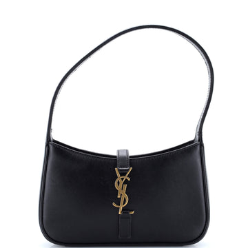 Saint Laurent Le 5 a 7 Hobo Leather Mini