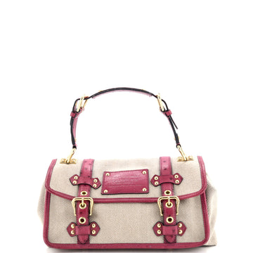 Louis Vuitton Sac Express Trianon Handbag Toile and Ostrich PM