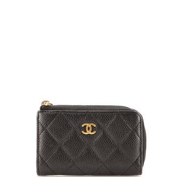 Chanel Key Pouch Quilted Caviar