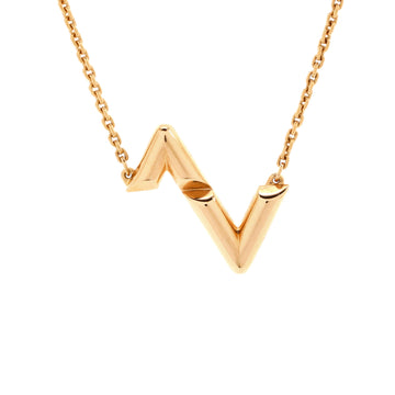 Louis Vuitton Volt Upside Down Necklace 18K Rose Gold