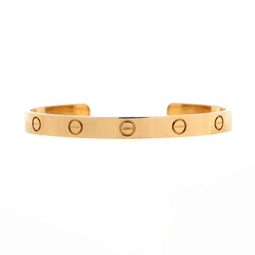 Cartier Love Cuff Bracelet 18K Yellow Gold