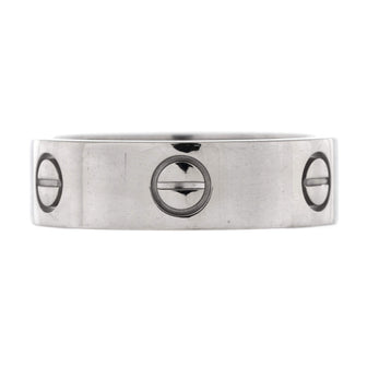 Cartier Love Band Ring 18K White Gold