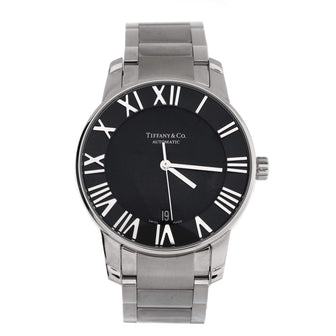 Tiffany & Co. Atlas Dome Automatic Watch Stainless Steel 38