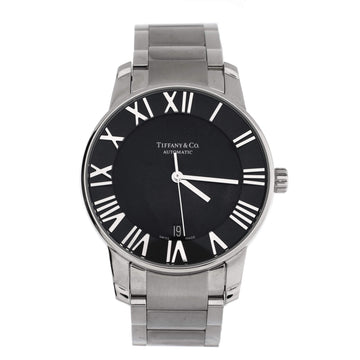 Tiffany & Co. Atlas Dome Automatic Watch Stainless Steel 38