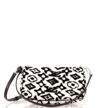Louis Vuitton Pochette Accessoires NM Limited Edition Urs Fischer Tufted Monogram Canvas