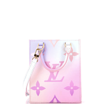 Louis Vuitton Petit Sac Plat Bag Spring in the City Monogram Giant Canvas