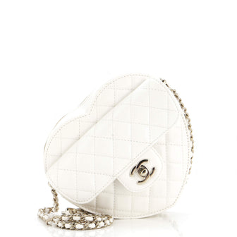 Chanel CC in Love Heart Bag Quilted Lambskin