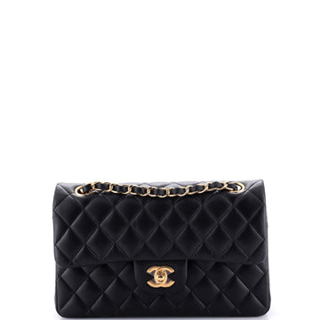 Chanel Classic Double Flap Bag Quilted Lambskin Small