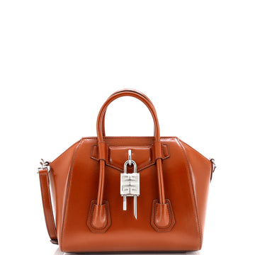 Givenchy Antigona Lock Bag Leather Mini