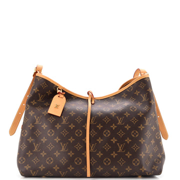Louis Vuitton CarryAll Hobo Monogram Canvas MM