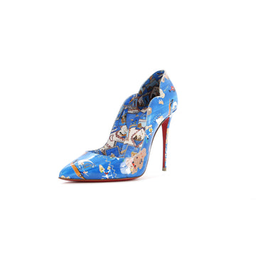 Christian Louboutin Women's Hot Chick Pumps Printed Patent 100