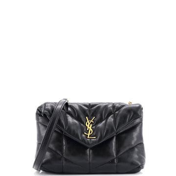 Saint Laurent Loulou Puffer Shoulder Bag Quilted Leather Mini