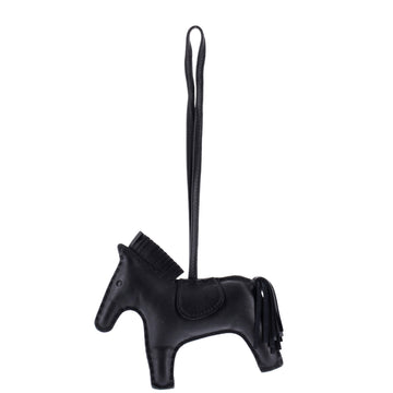 Hermes So Black GriGri Rodeo Bag Charm Leather PM