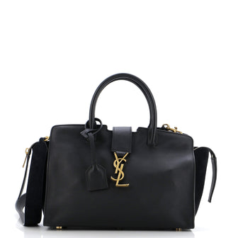 Saint Laurent Monogram Cabas Downtown Leather Baby