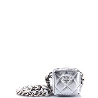 Chanel Like A Wallet Clutch With Chain Quilted Gradient Metallic Lambskin Mini