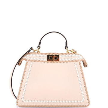 Fendi Peekaboo ISeeU Bag Whipstitch Leather Small