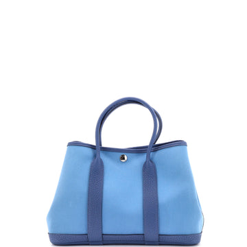 Hermes Garden Party Tote Toile and Leather 30