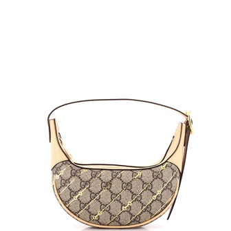 Gucci Ophidia Zip Hobo Print GG Coated Canvas Mini