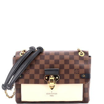 Louis Vuitton Vavin Handbag Damier with Leather PM