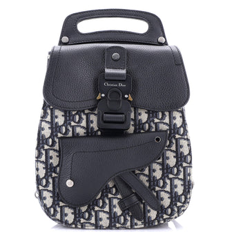 Christian Dior Gallop Sling Bag Oblique Canvas Medium