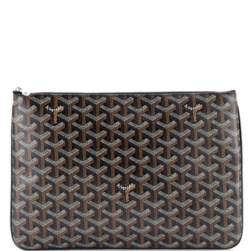Goyard Senat Zip Pouch Coated Canvas MM