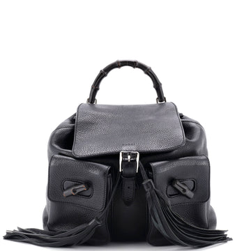 Gucci Bamboo Tassel Backpack Leather Medium